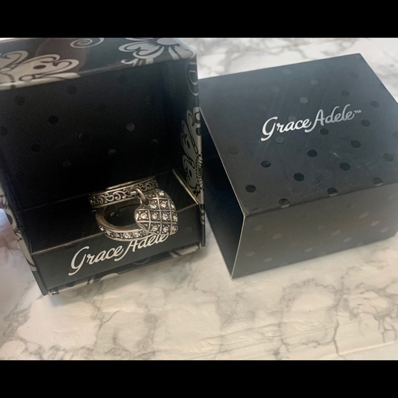 🇺🇸 Stacking rings size 7 Heart charm - Picture 2 of 4